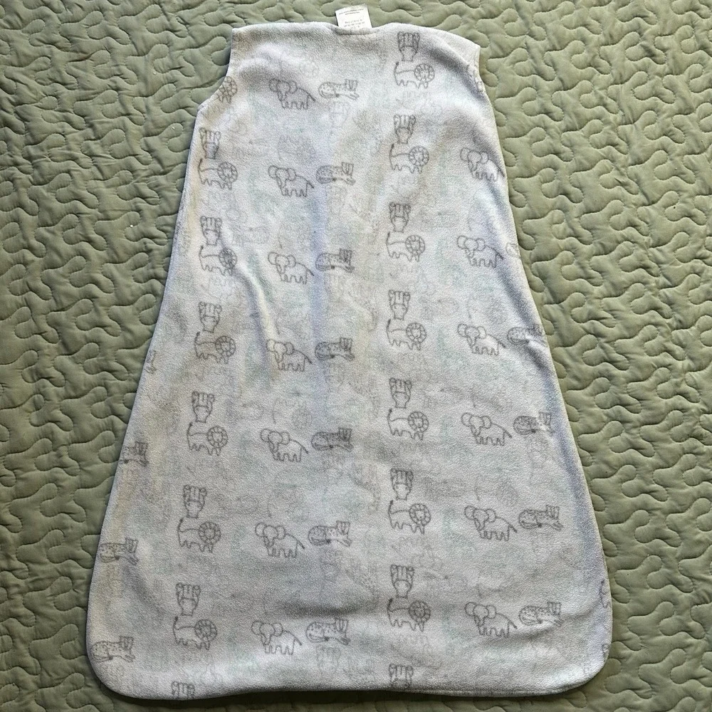 Halo Sleepsack Size Medium 6-12 Months Safari Animals Fleece Soft‎